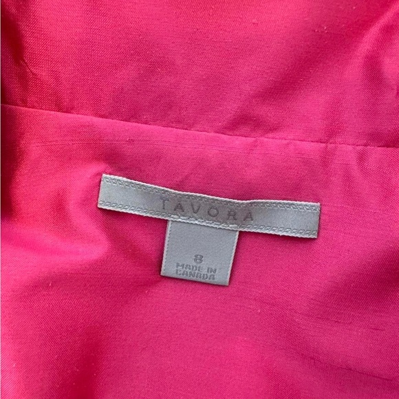 Hot pink satin blouse shirt with cute collar and button detailing - Picture 6 of 6